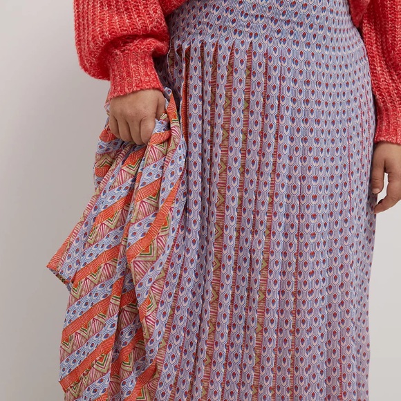 Anthropologie Nonie Pleated Maxi Skirt - Picture 4 of 9